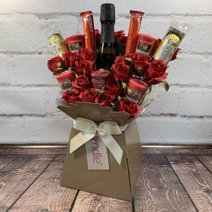 Valentine's day gifts roses and chocolate