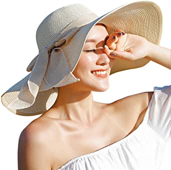 Lanzom Floppy Foldable Roll up Beach Cap Sun Hat