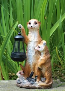 Meerkat Garden Ornament Solar Powered Lantern