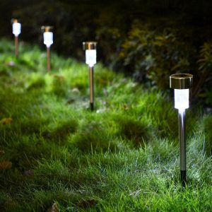 garden path lights solar led