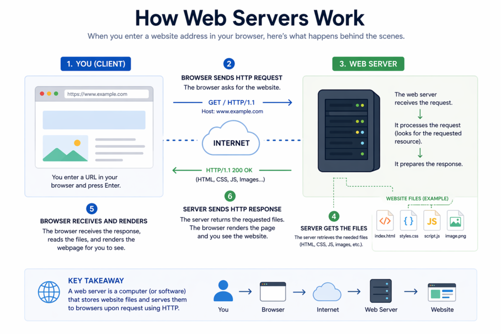 Server infrastructure diagram