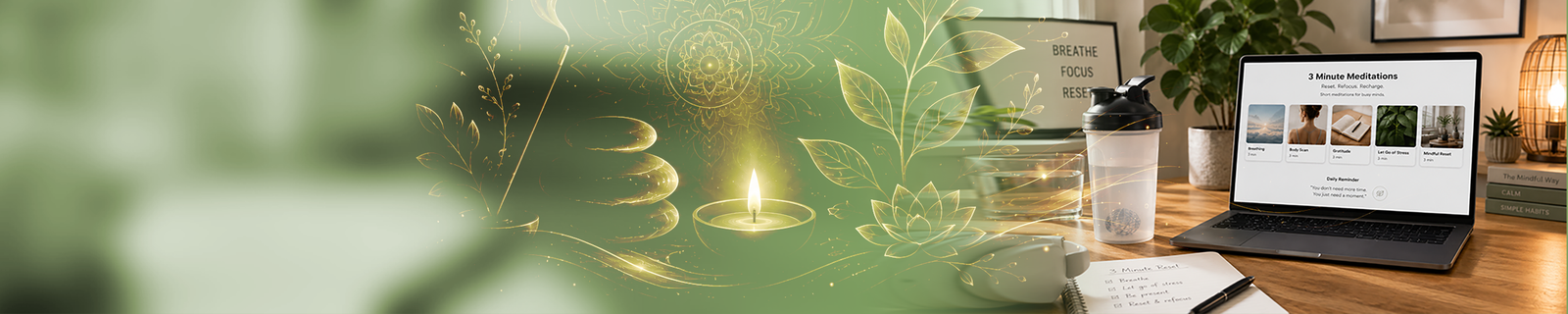 3 Minute Meditations to Destress