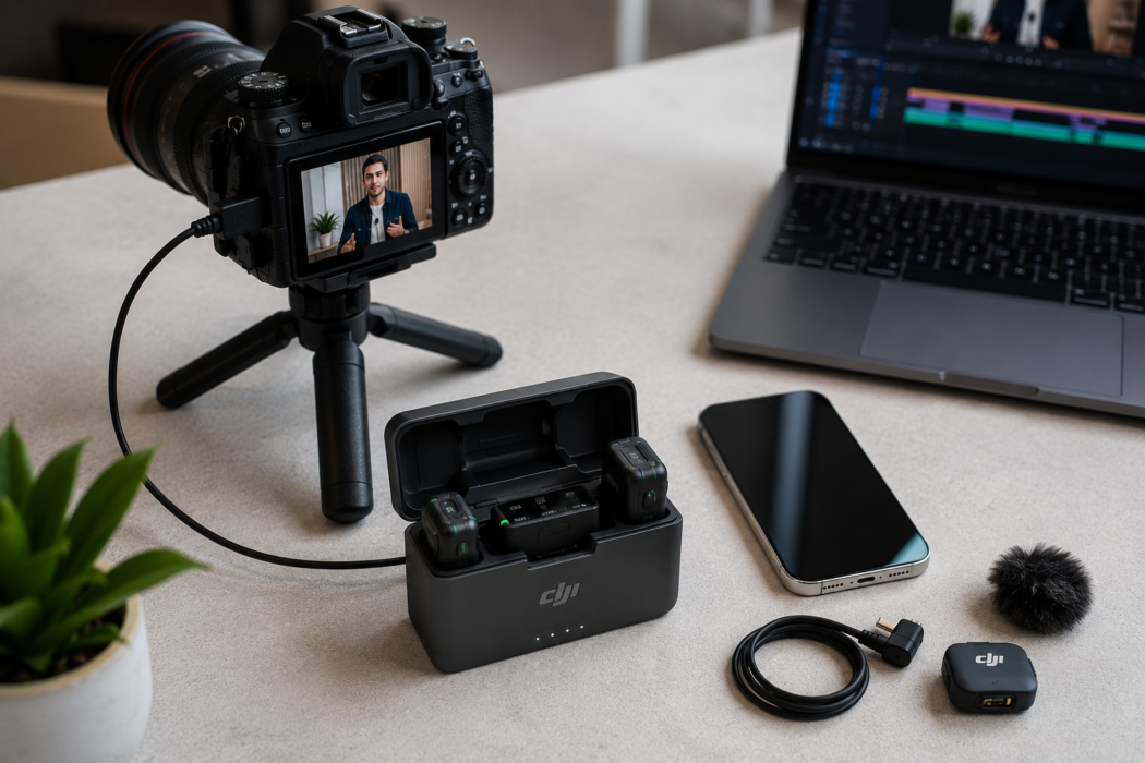 DJI Mic creator workflow