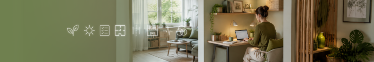 How to Create a Small Home Office That Feels Calm