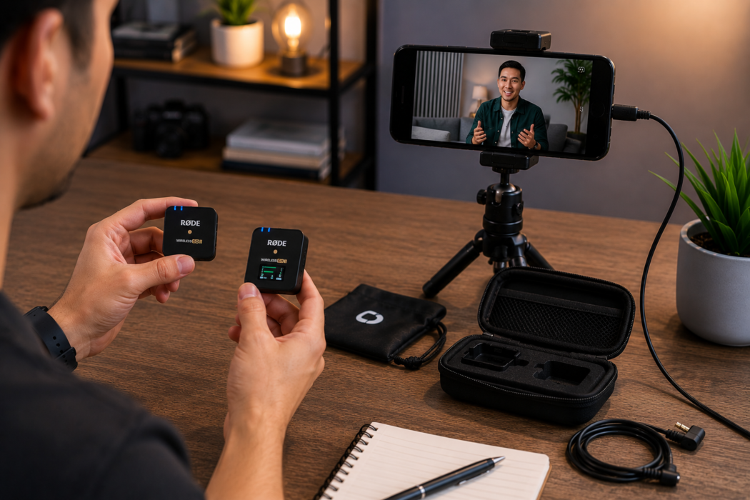 Rode Wireless GO II setup