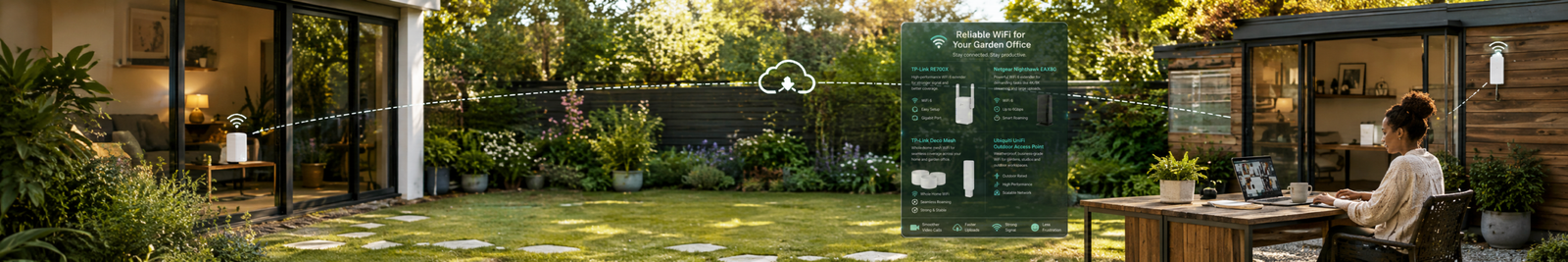 Outdoor WiFi Extenders For Garden Offices
