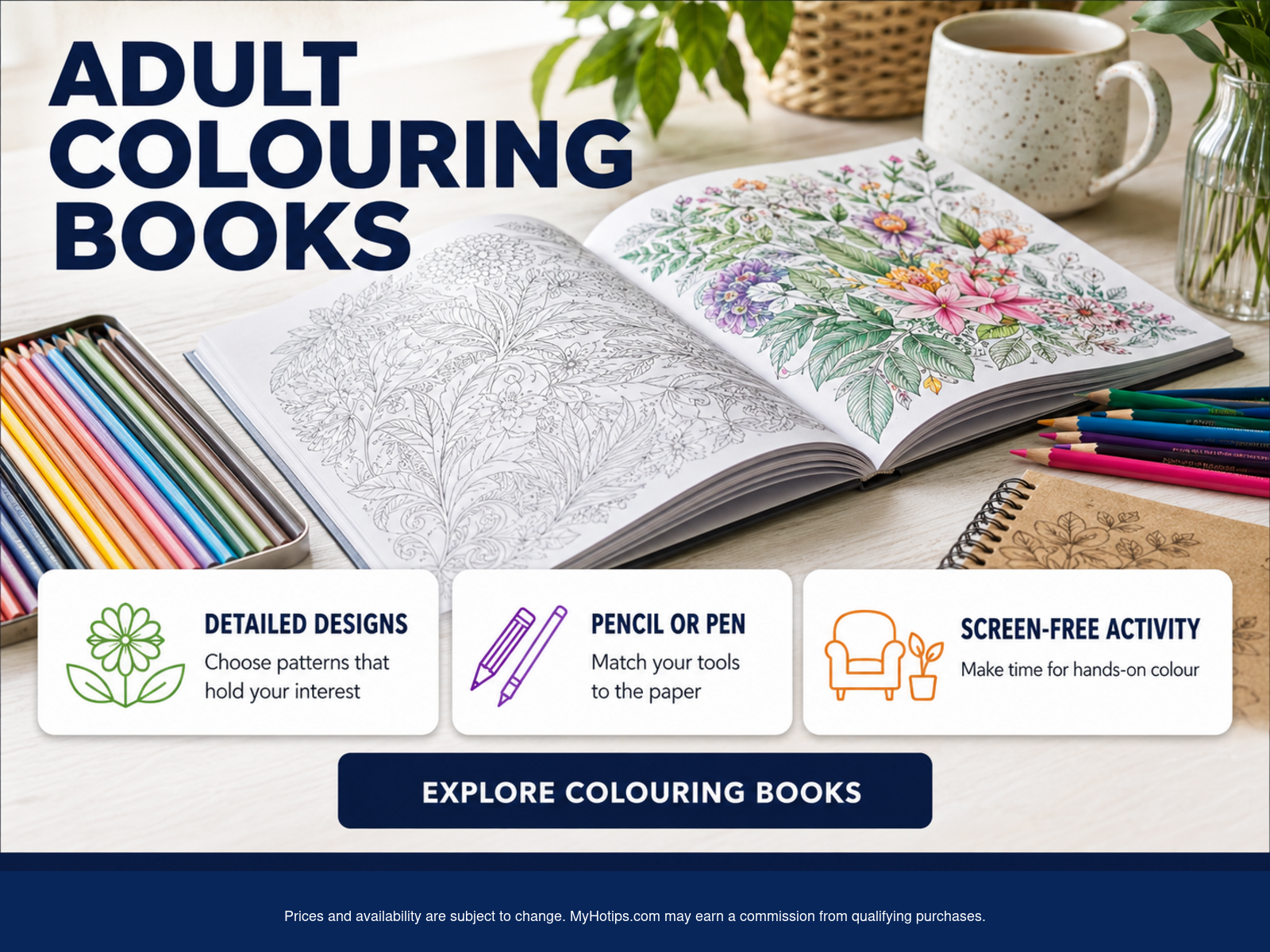 A Calmer Colouring Break
