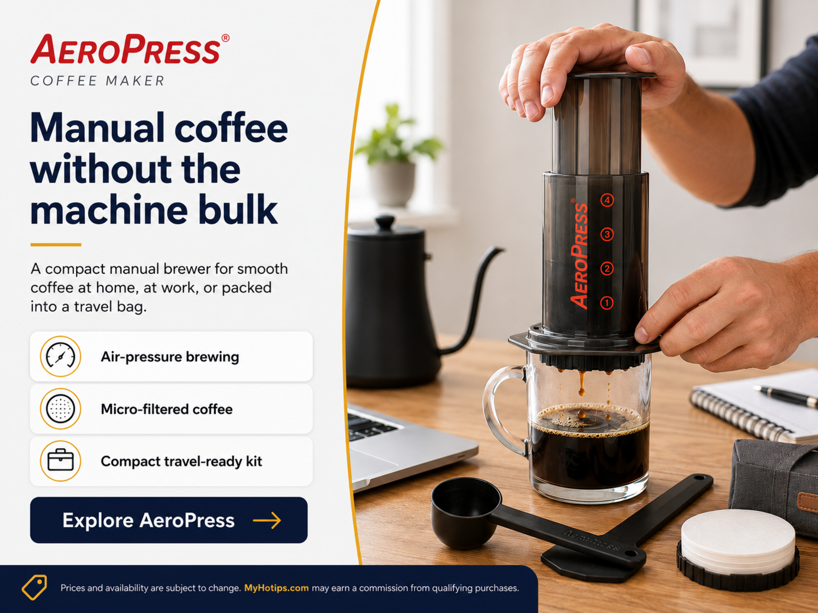 Portable Minimalist Coffee Maker