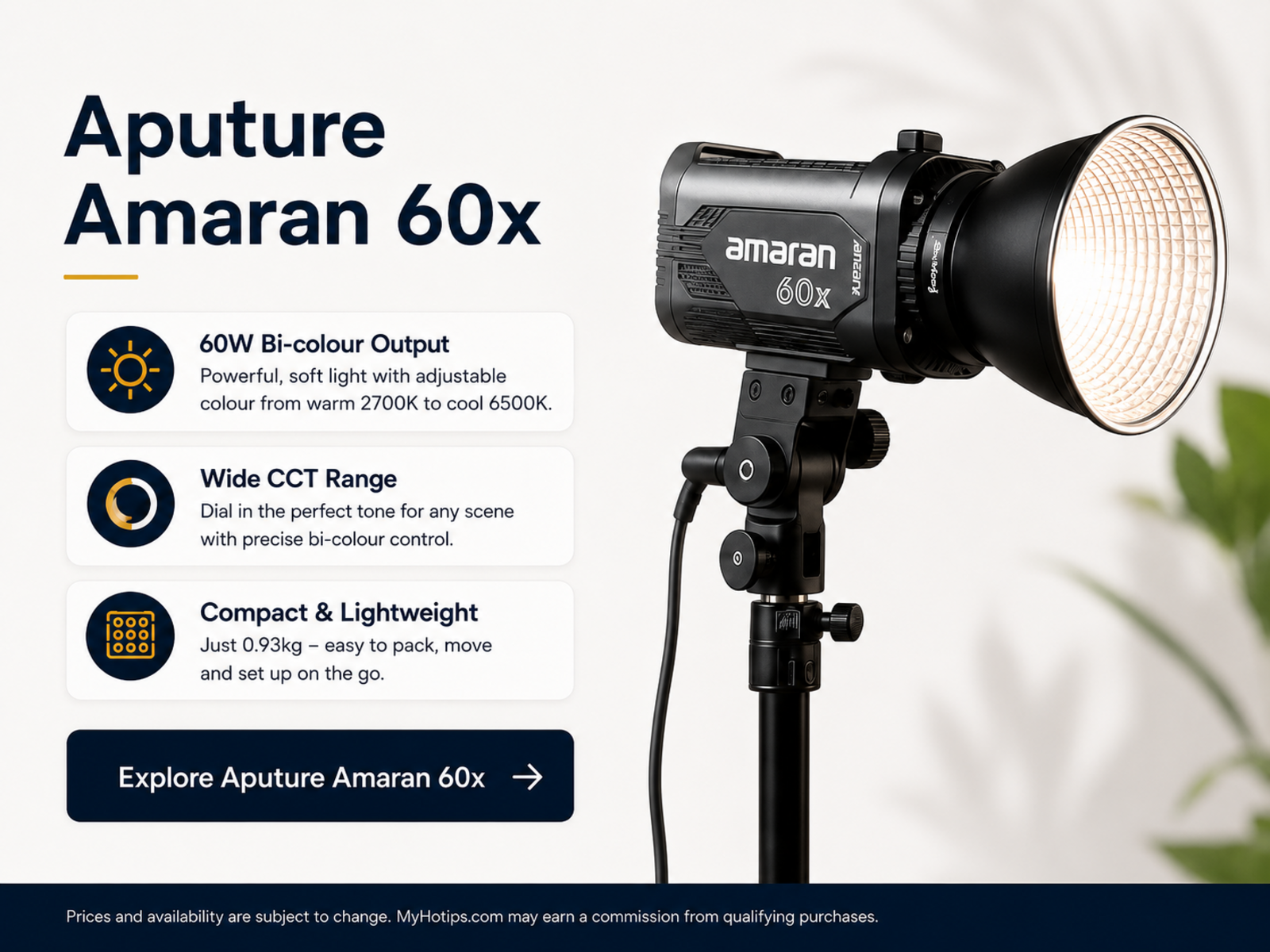 Compact Bi-Colour Light