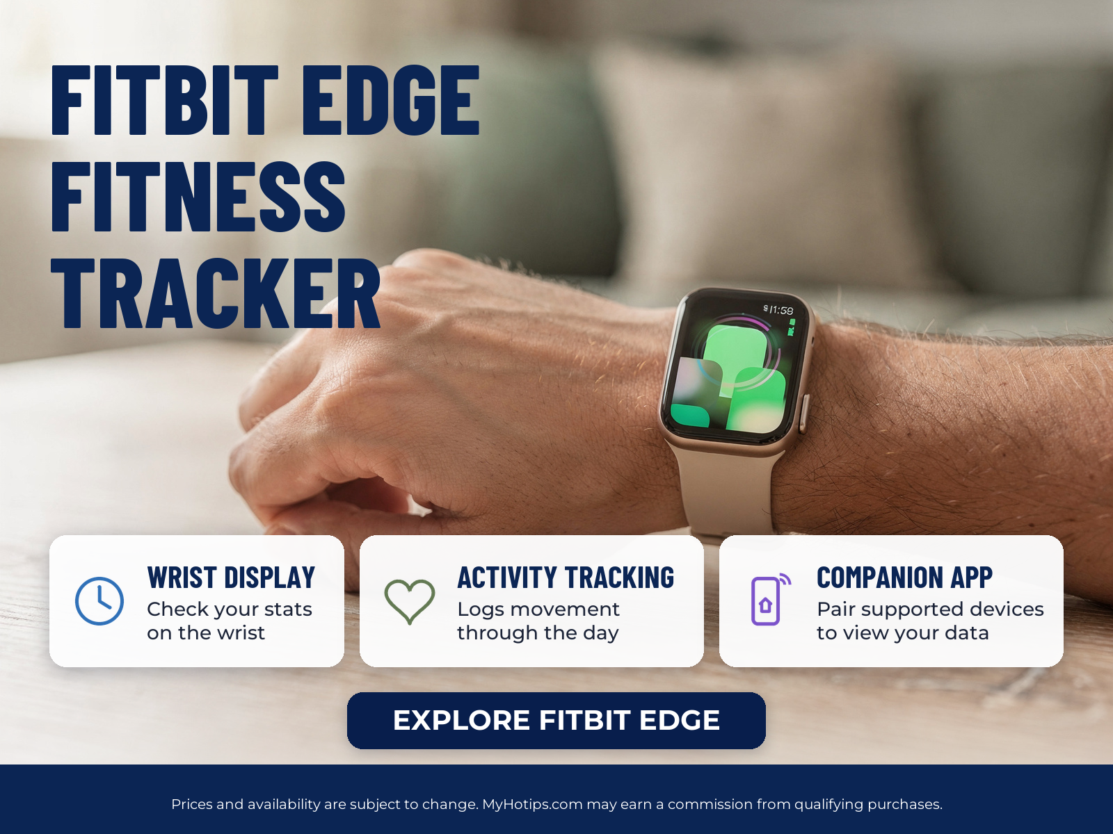 Fitbit Edge Fitness Tracker