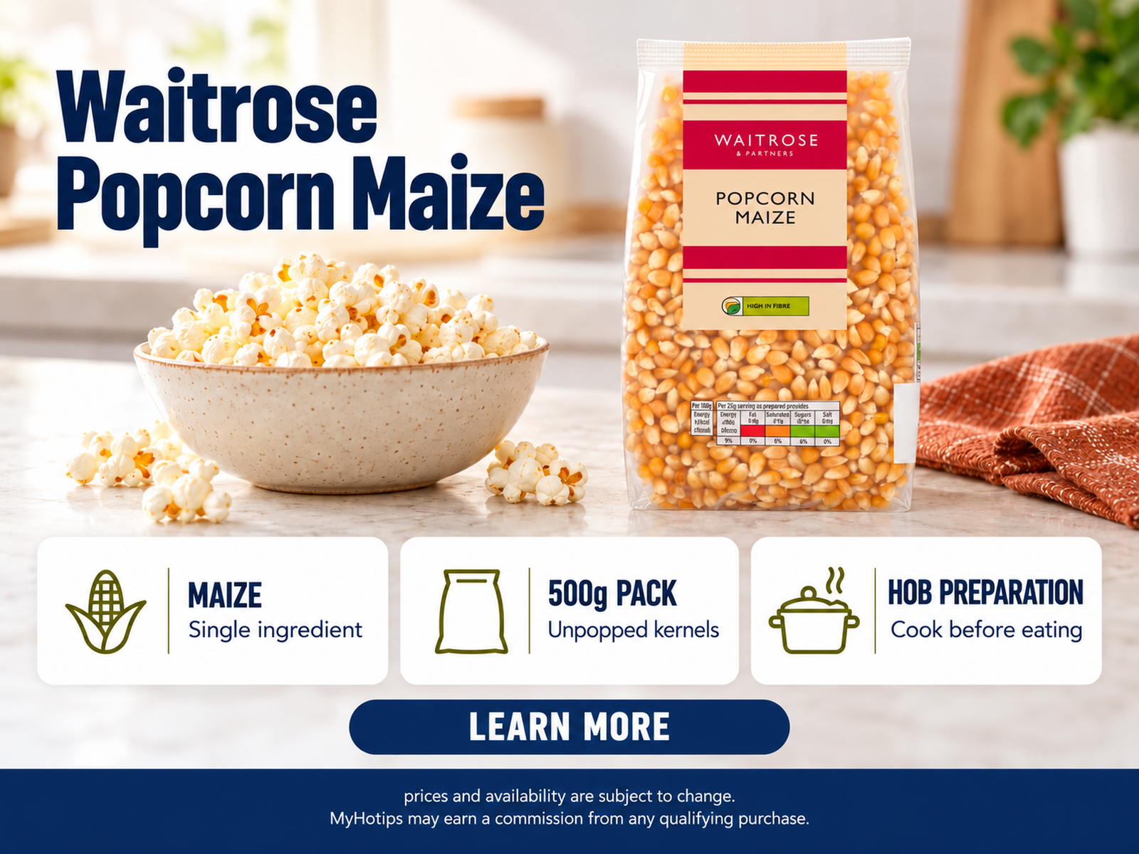 Waitrose Popcorn Maize
