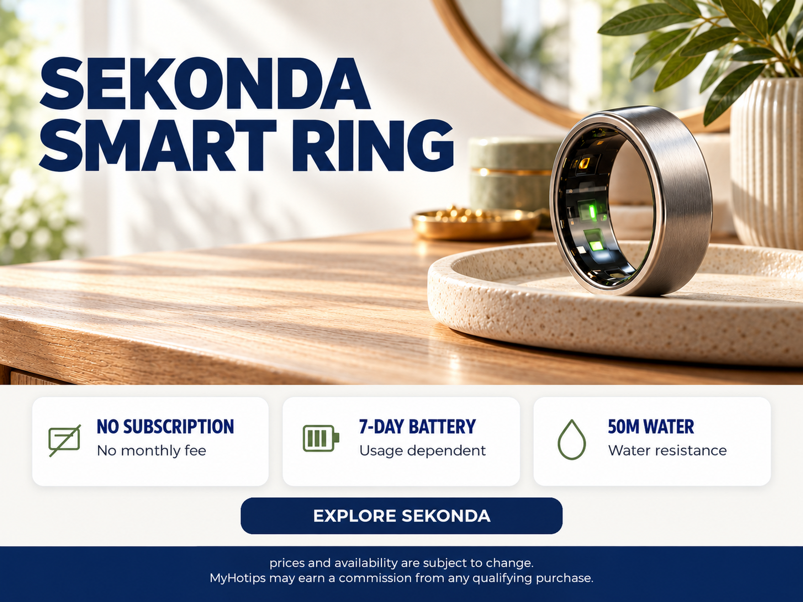 Smart ring. No subscription.