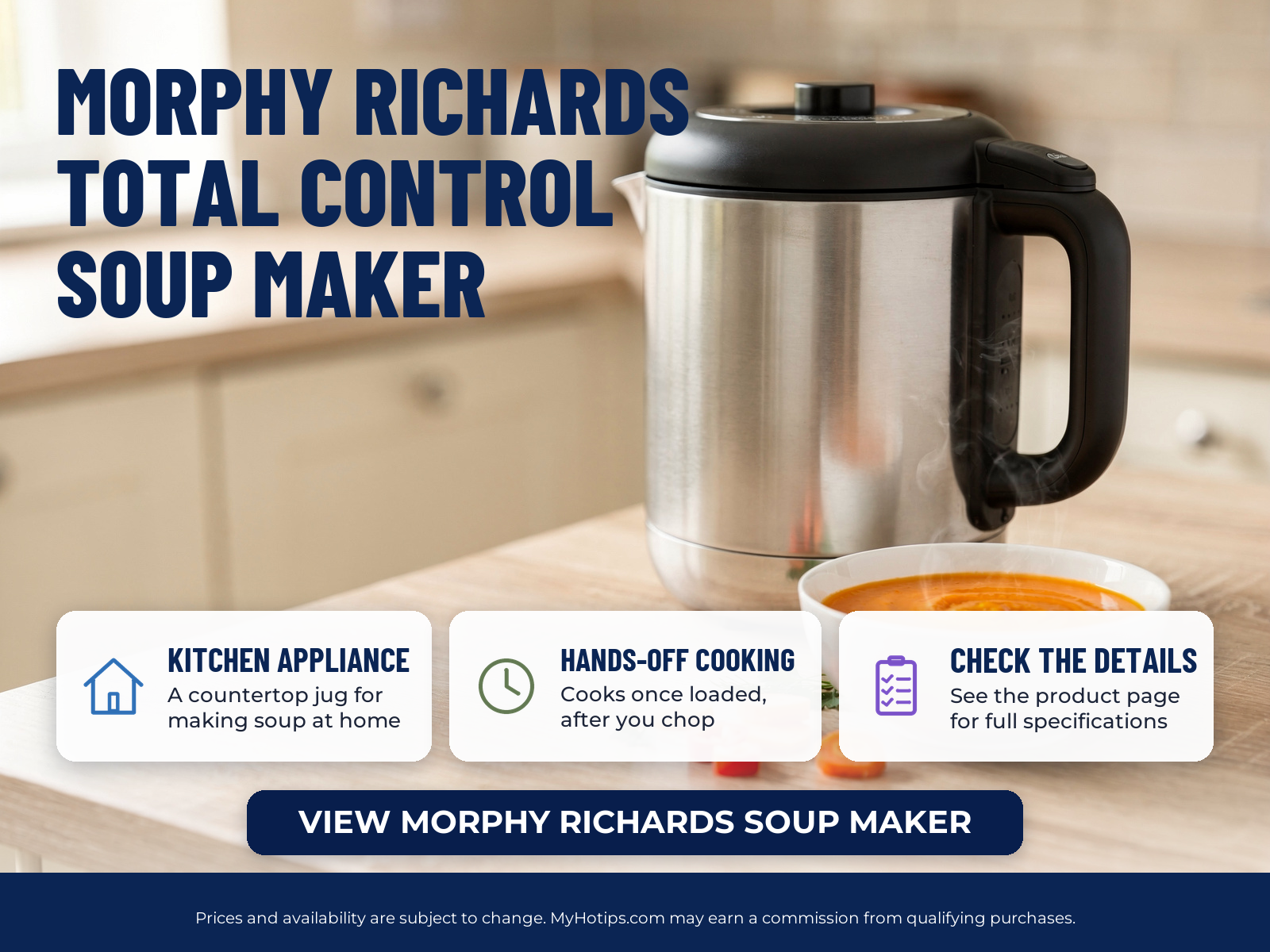 Morphy Richards Total Control Soup Maker