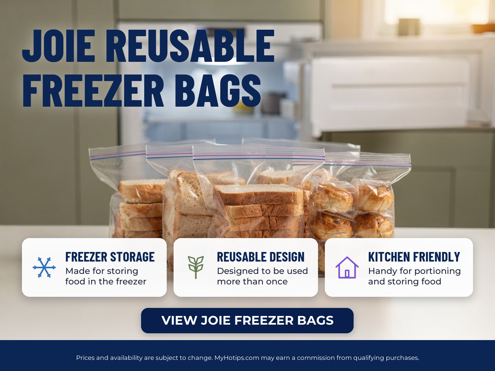 Joie Reusable Freezer Bags