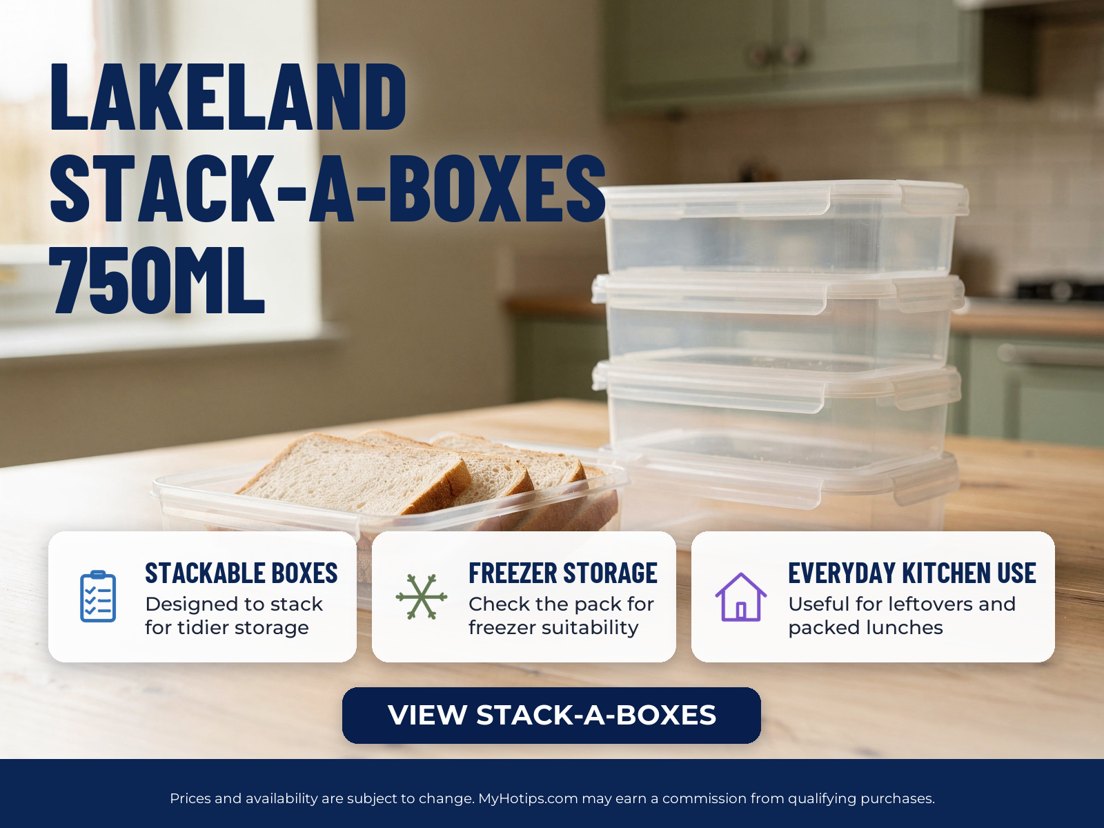 Lakeland Stack-a-Boxes 750ml