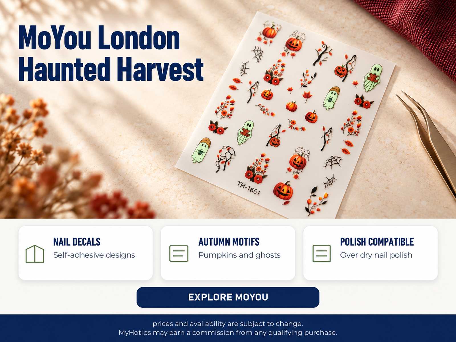 MoYou London Haunted Harvest Nail Stickers