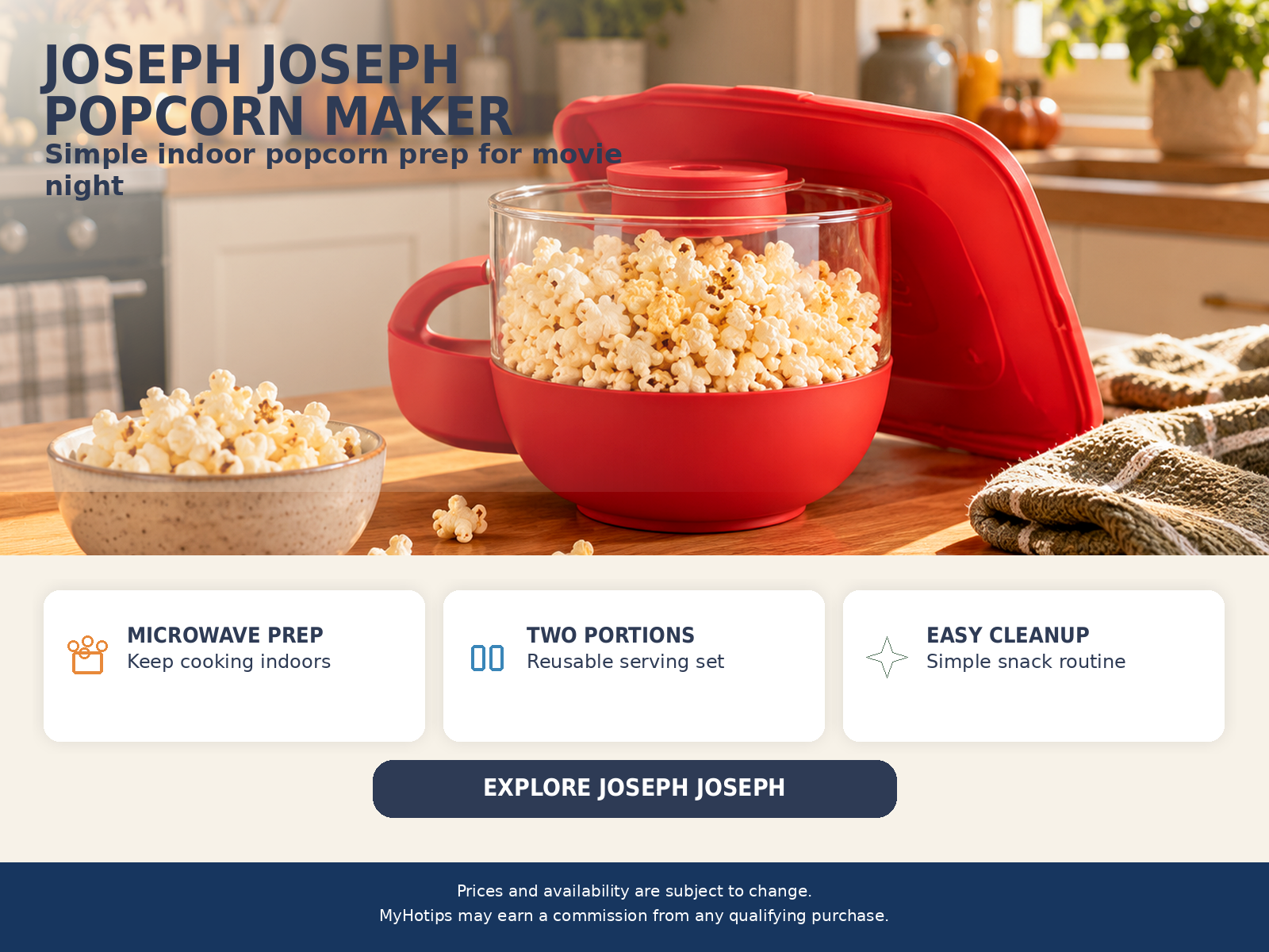 Joseph Joseph M-Cuisine Popcorn Maker
