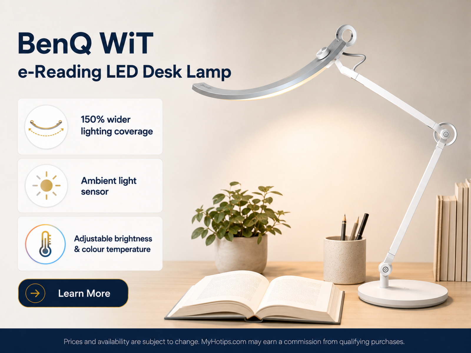 BenQ WiT e-Reading LED Desk Lam…