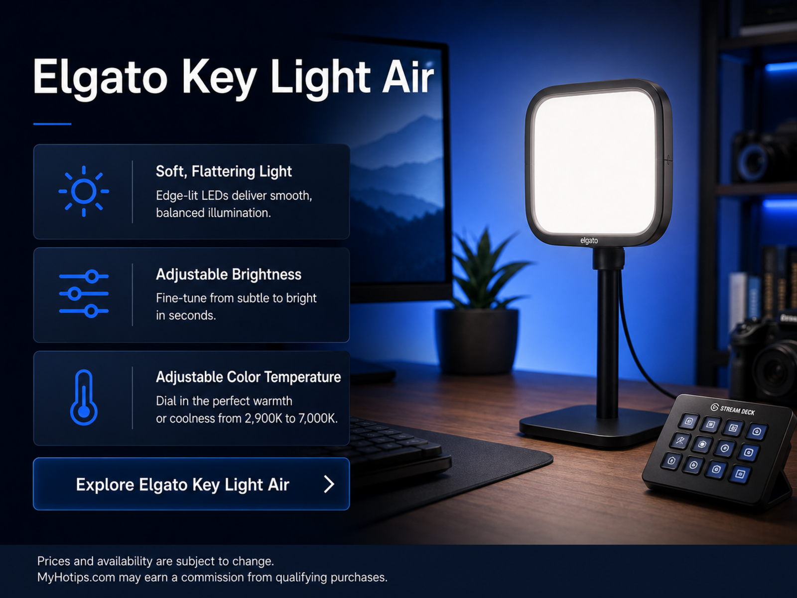 Soft Desk Lighting