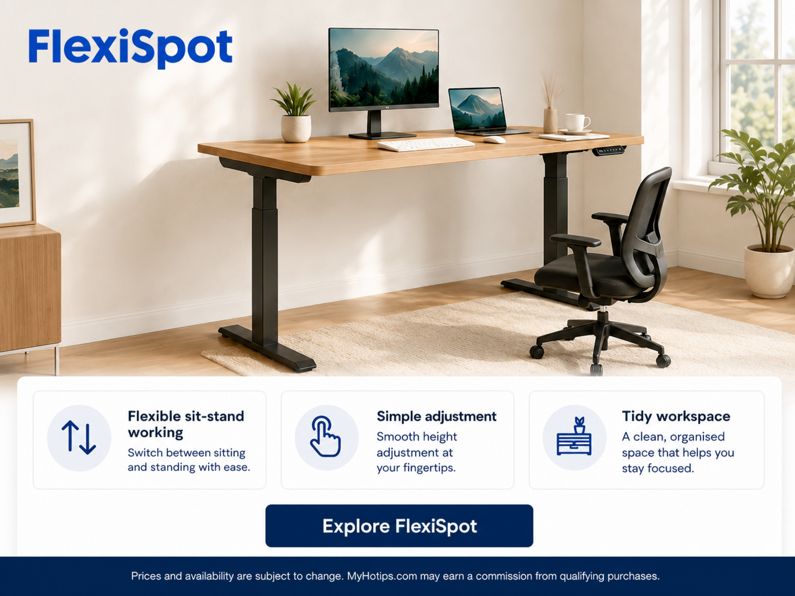 Compact Sit-Stand Desk