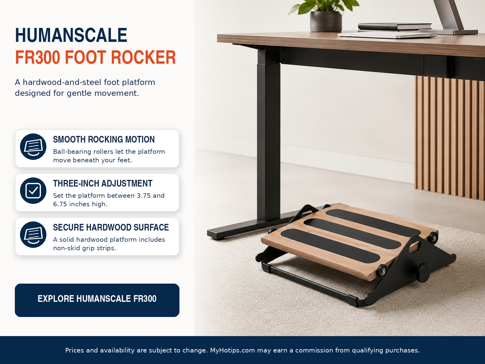 Active Foot Support While Sitting
