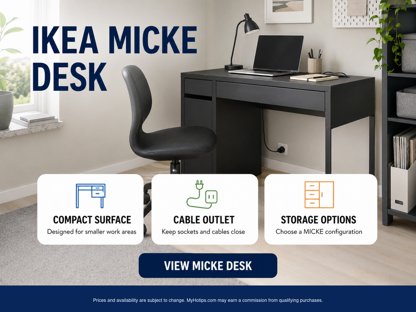 Simple Compact Desk