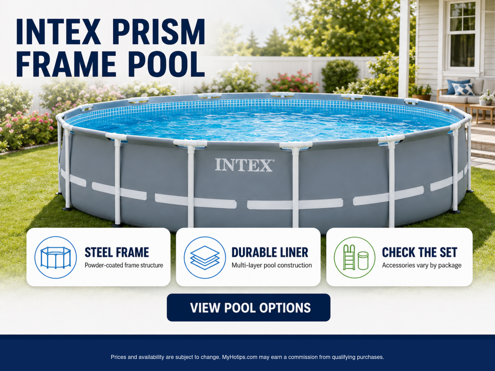 Larger Garden Pool Option