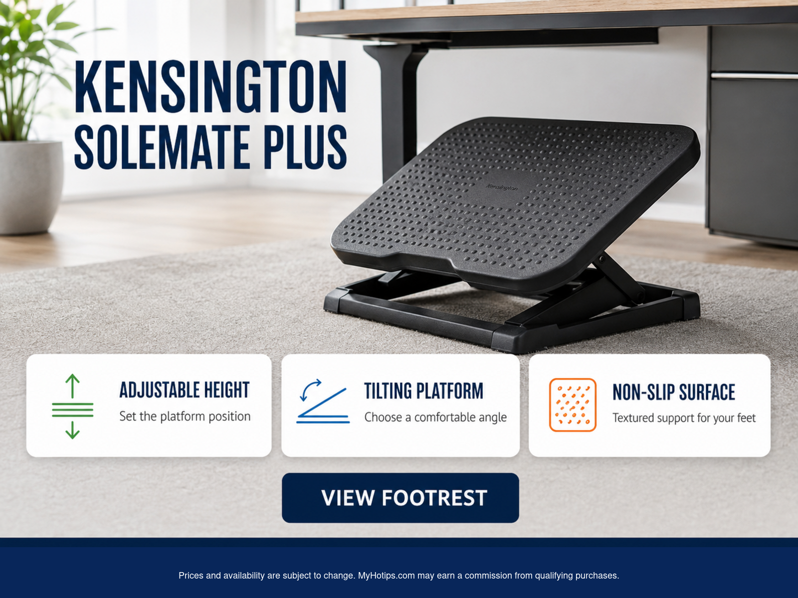 Better Foot Support At The Desk