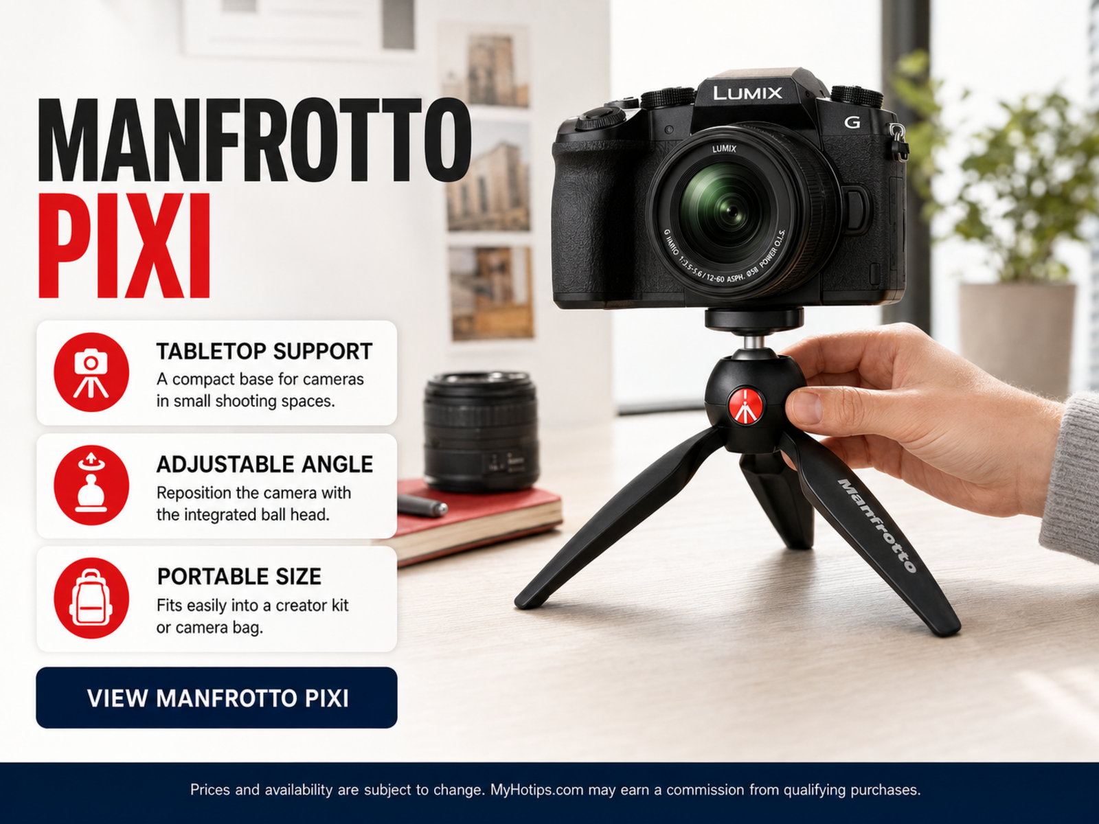 Compact Tabletop Tripod