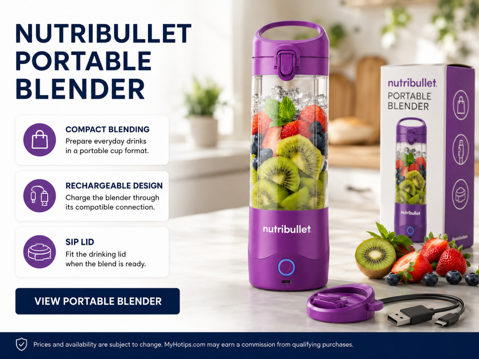 Portable Smoothie Blending