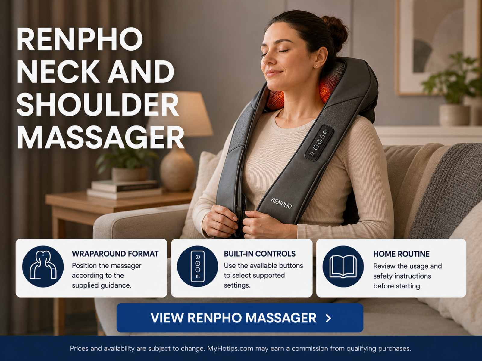 RENPHO Shiatsu Neck and Shoulde…