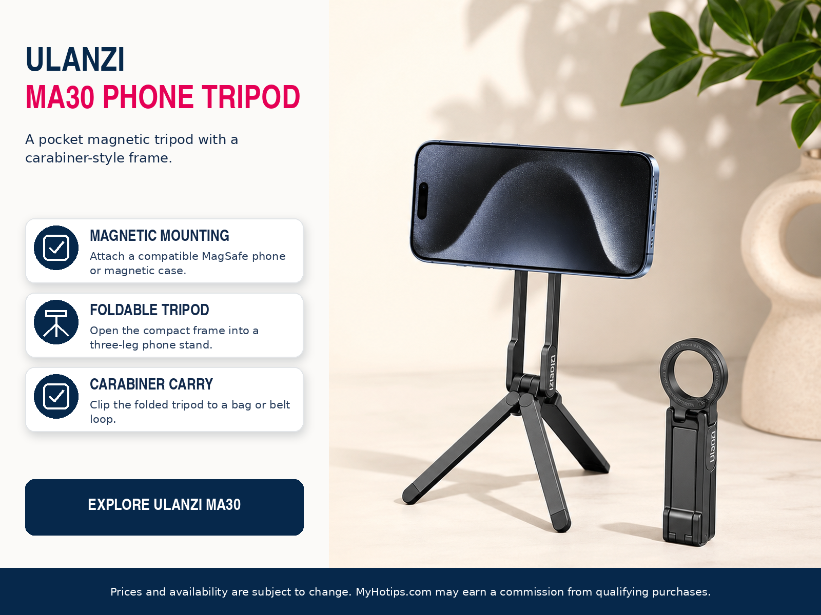 Pocket Phone Tripod For Creators