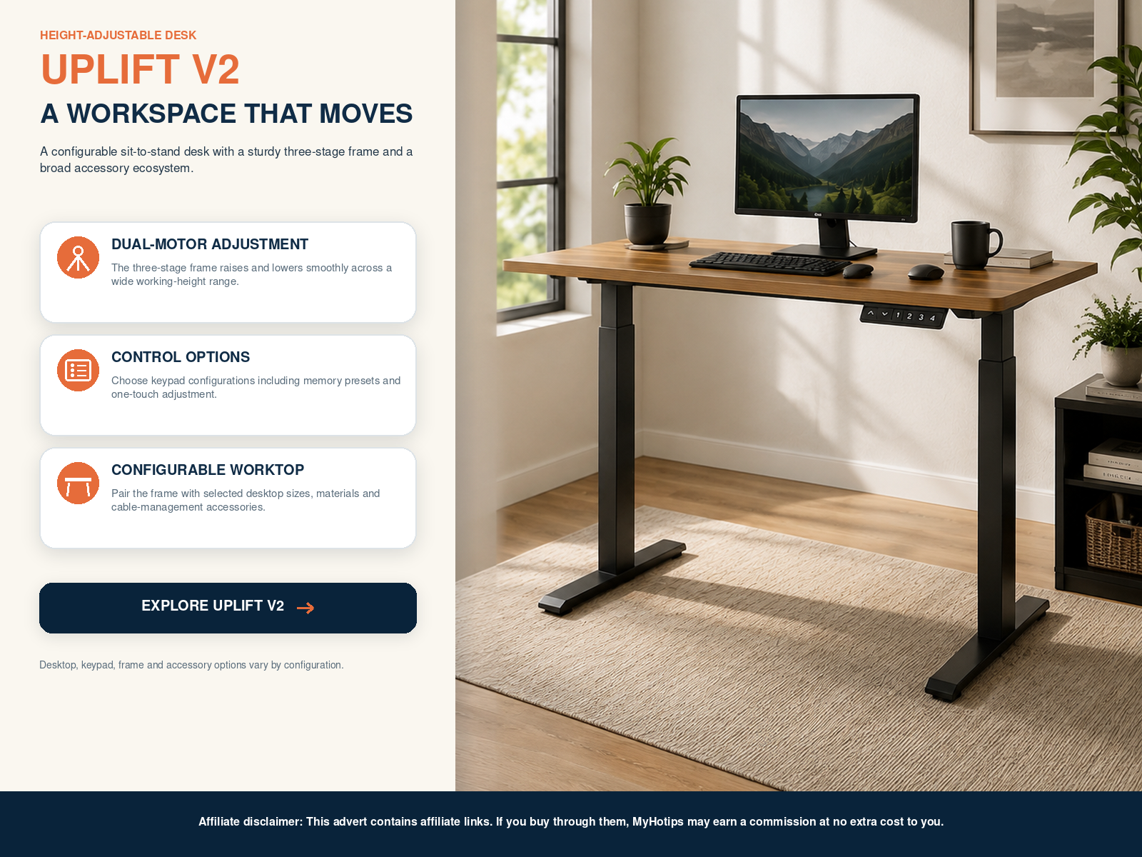 Stable Height Desk