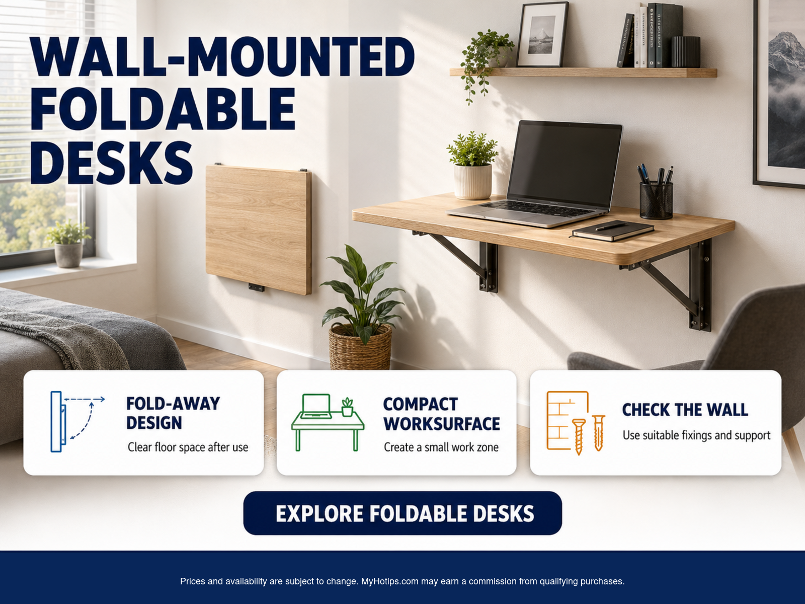 Fold-Away Work Surface