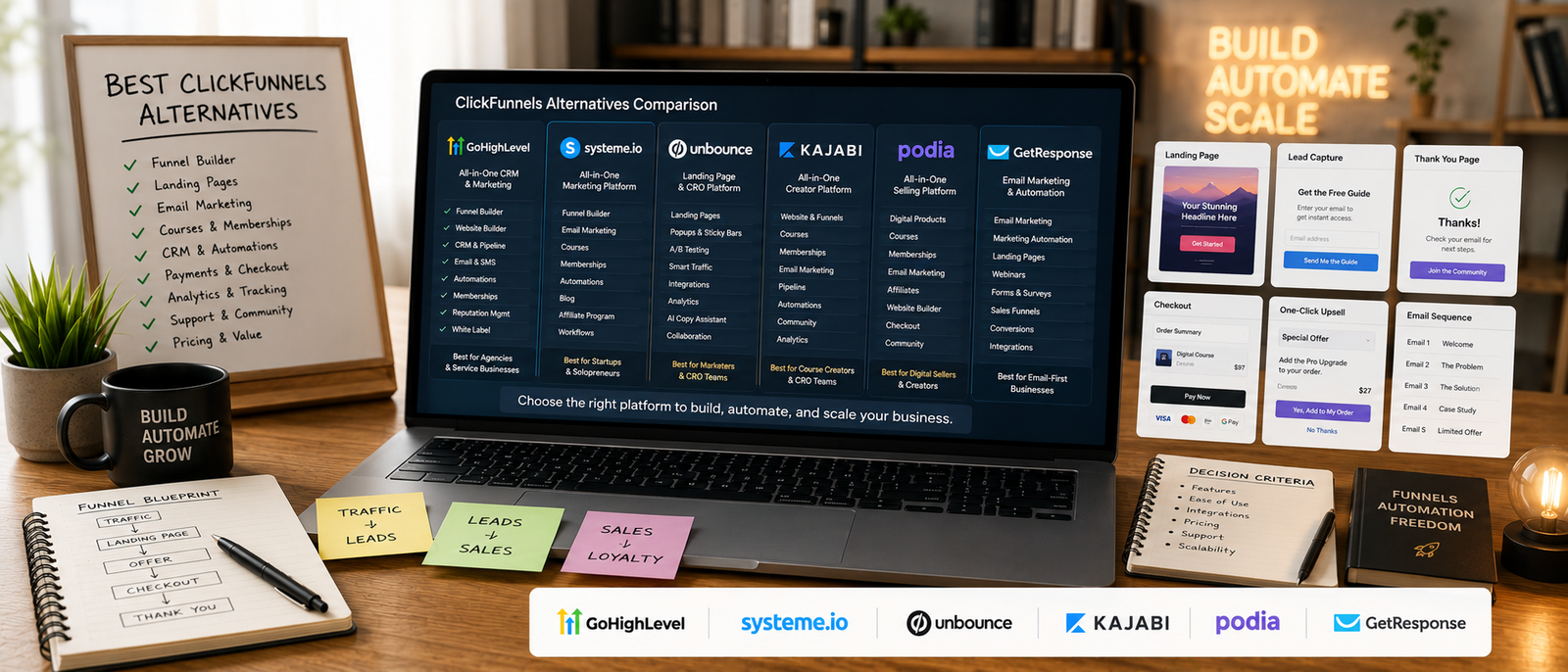 Best Clickfunnels Alternatives