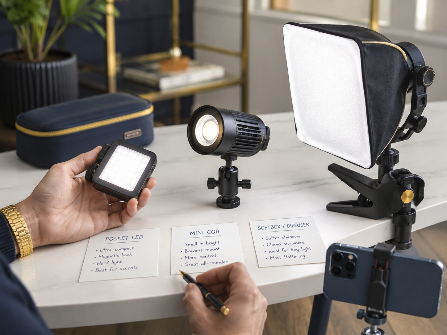 Best Compact Lighting Gear For Video Creators