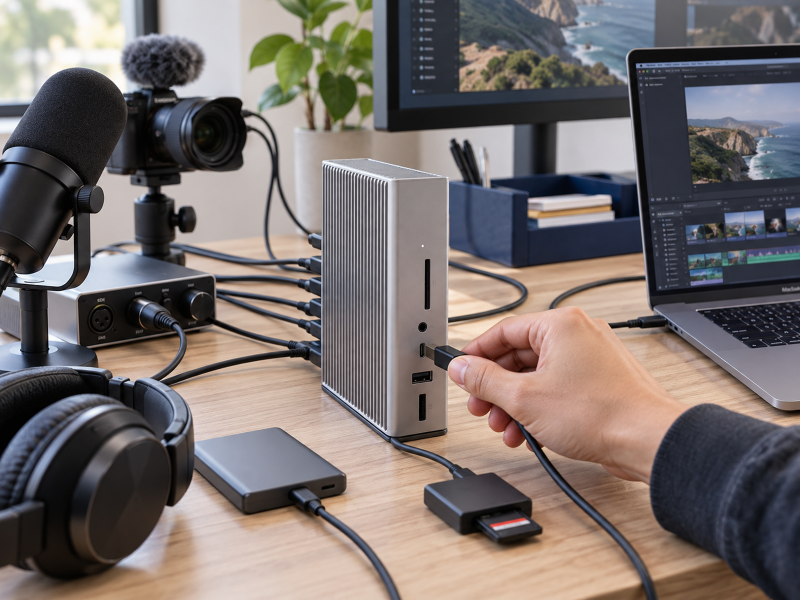 Best Podcast Equipment For Bloggers SUPPORTING CALDIGIT TS4