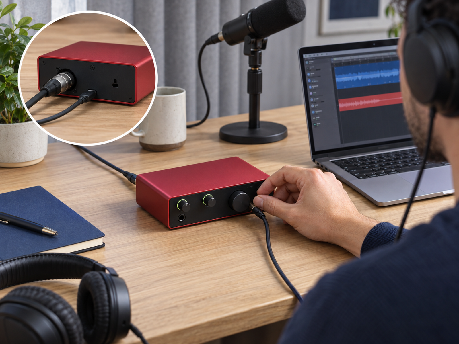 Best Podcast Equipment For Bloggers SUPPORTING FOCUSRITE SCARLETT SOLO
