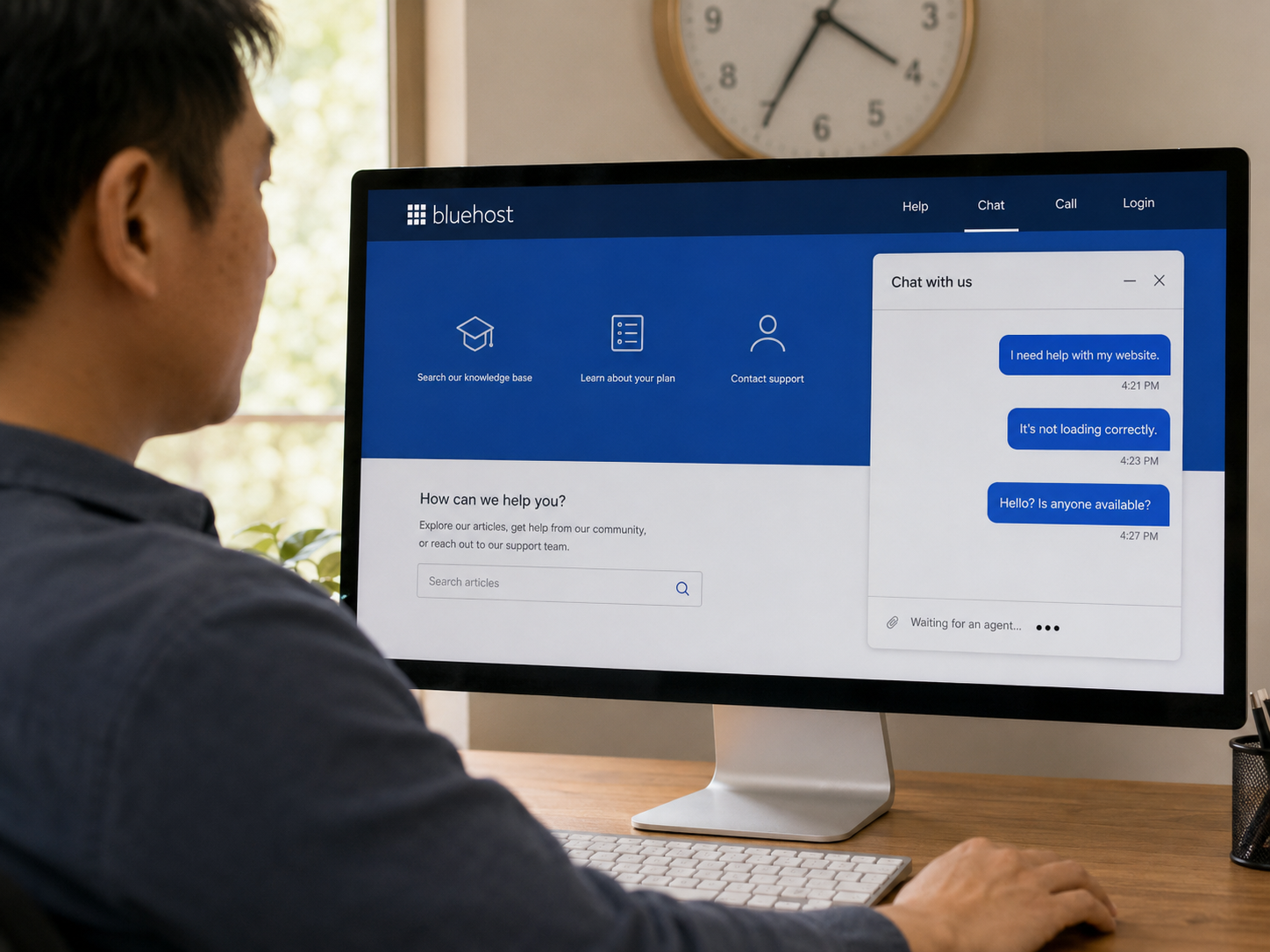Bluehost Review SUPPORTING Support