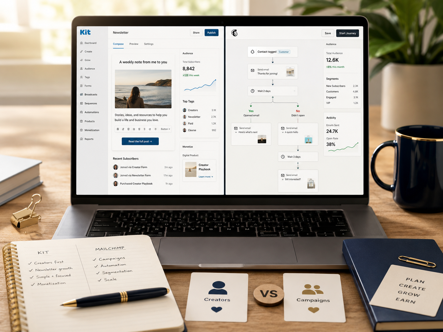 Convertkit Vs Mailchimp