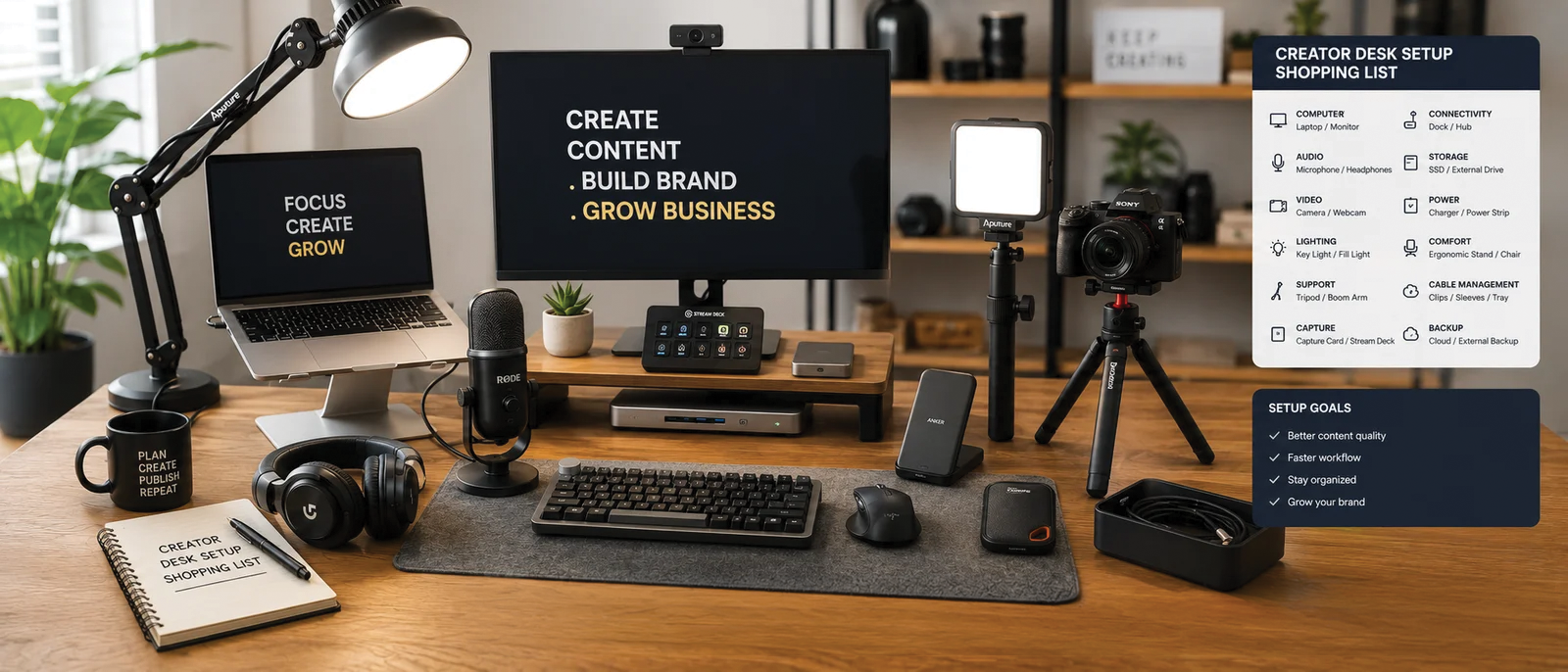 Creator Desk Setup Shopping List TOP2