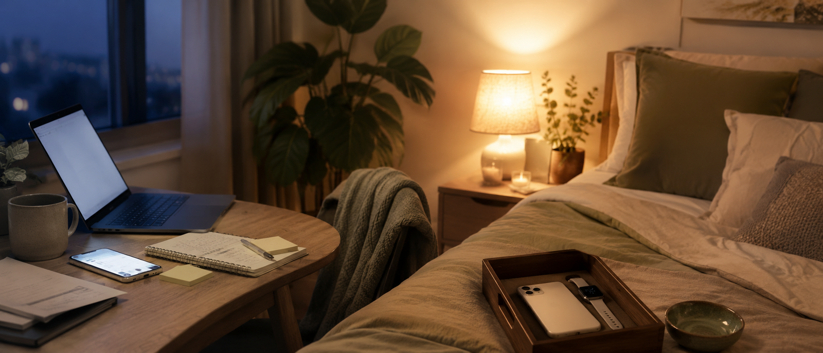 Desk Worker Sleep Problems And Evening Screen Habits