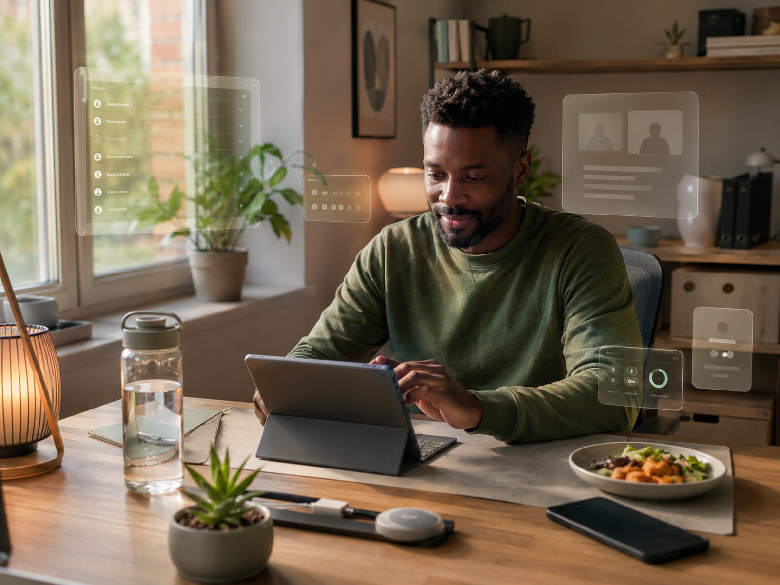 Desk Worker Sleep Problems And Evening Screen Habits