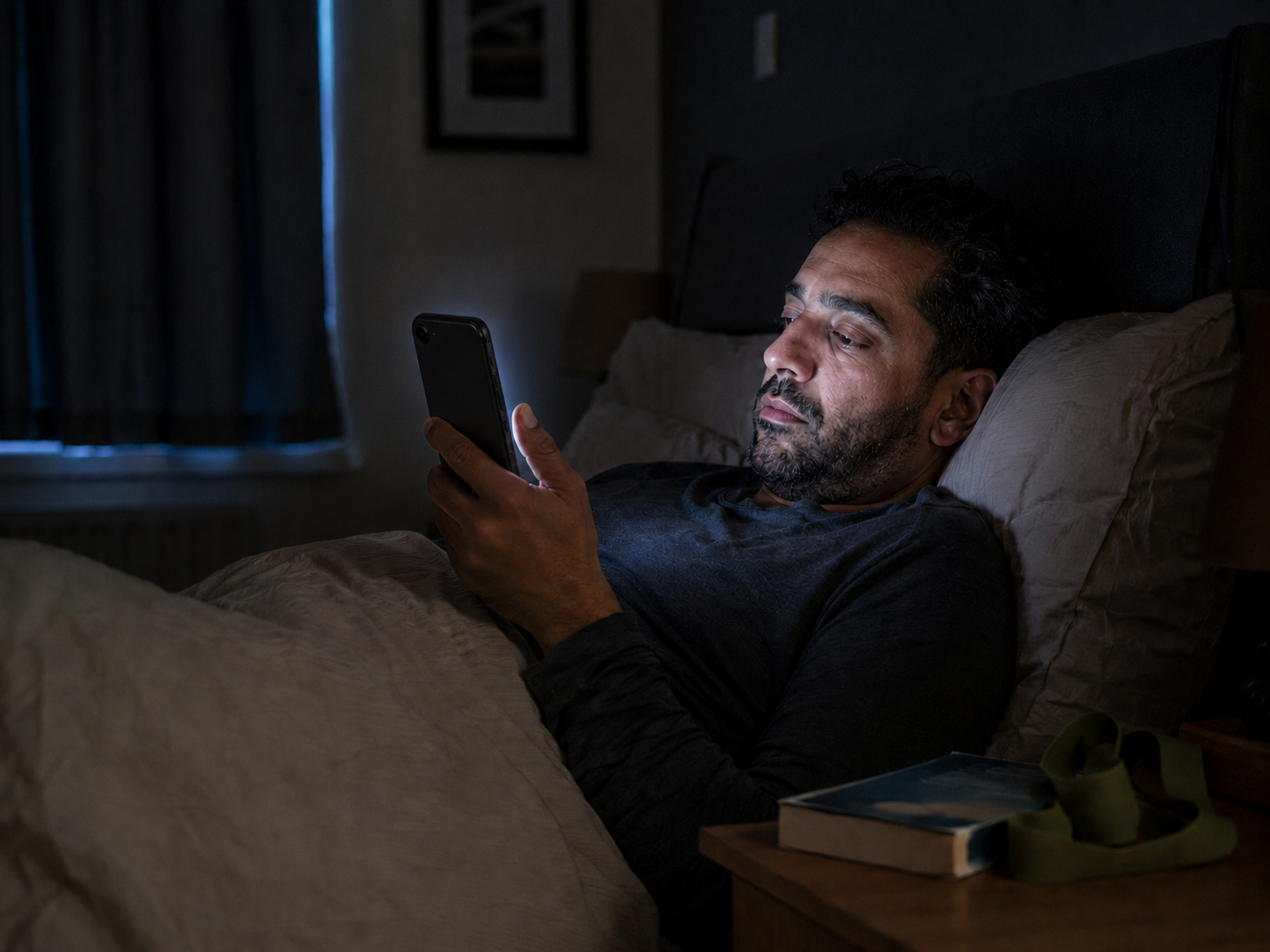 Desk Worker Sleep Problems And Evening Screen Habits