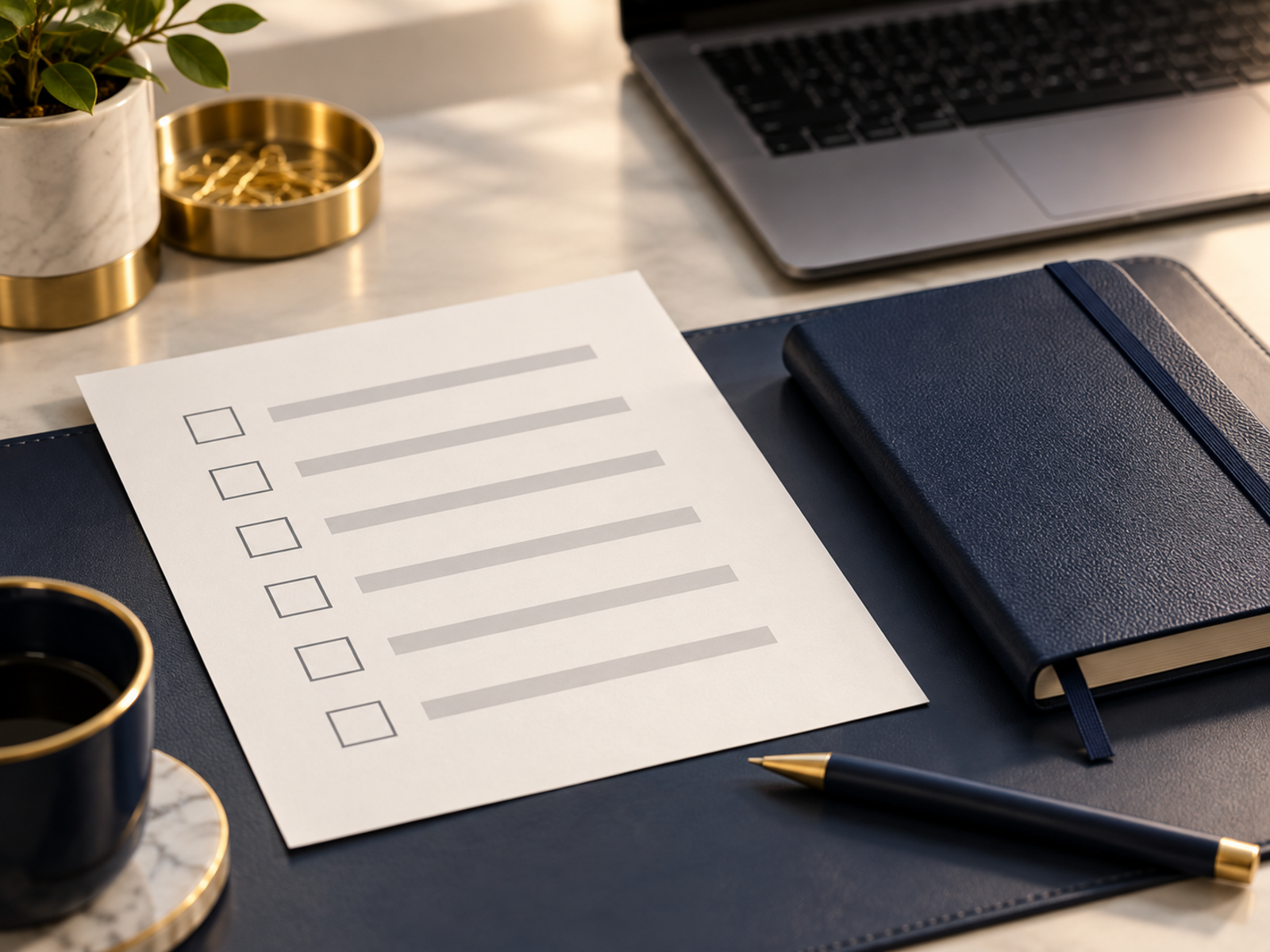 A short checklist and notebook prepared as a useful reader resource