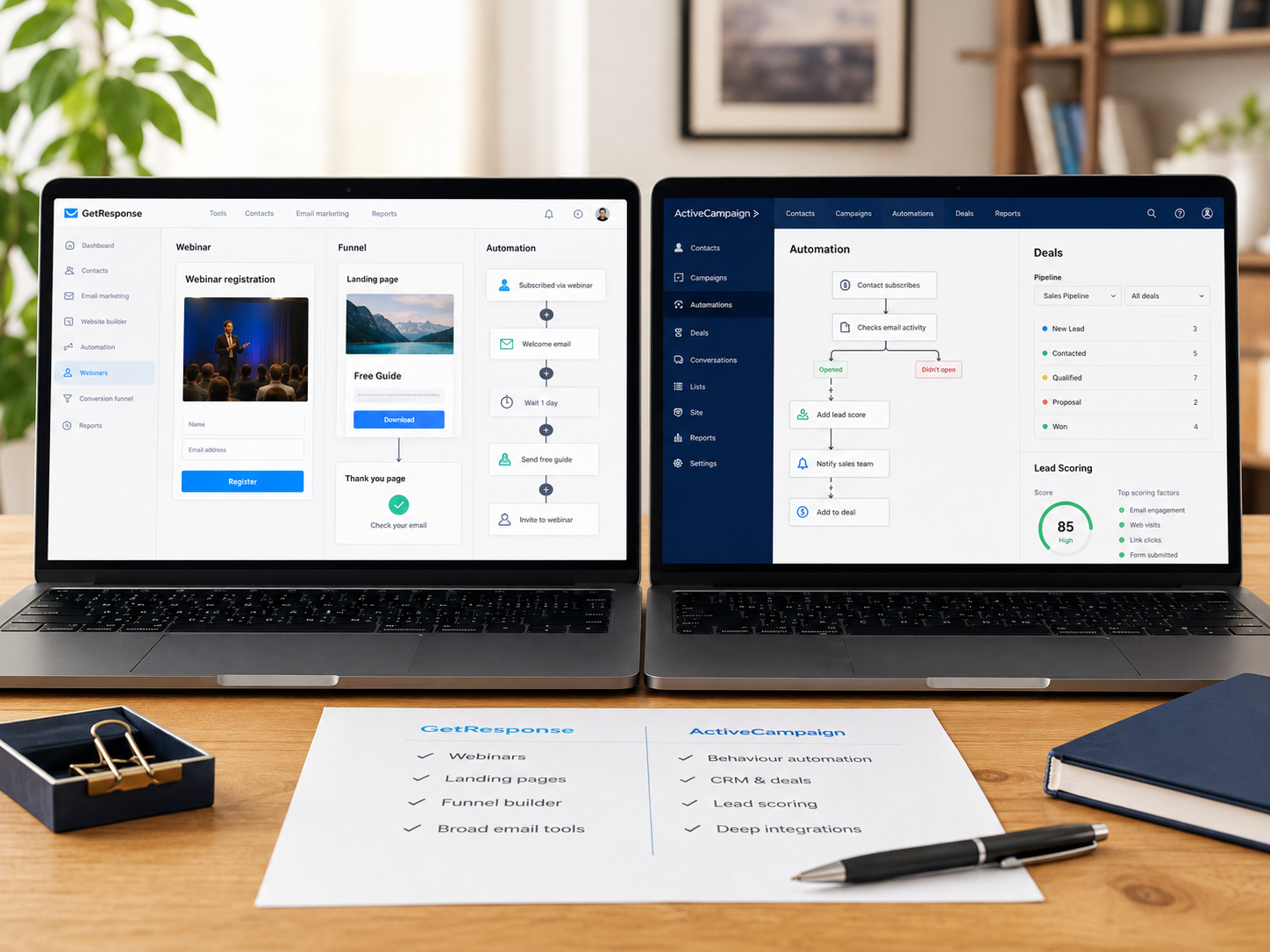 Getresponse Vs Activecampaign