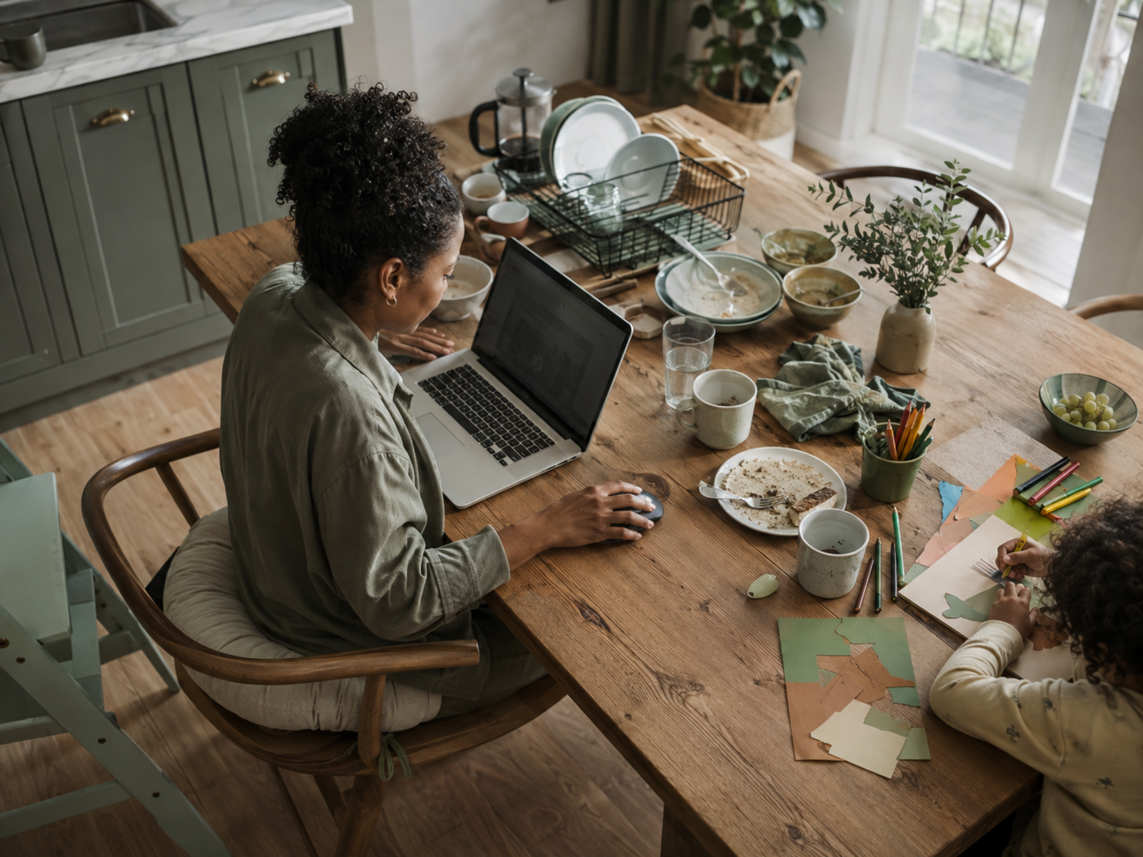 Healthy Home Work SUPPORTING Kitchen Table Workspace