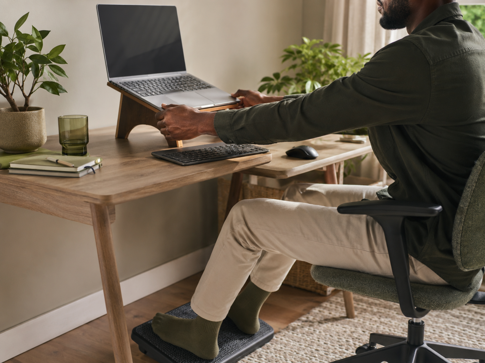 Healthy Home Work SUPPORTING Simple Ergonomic Reset