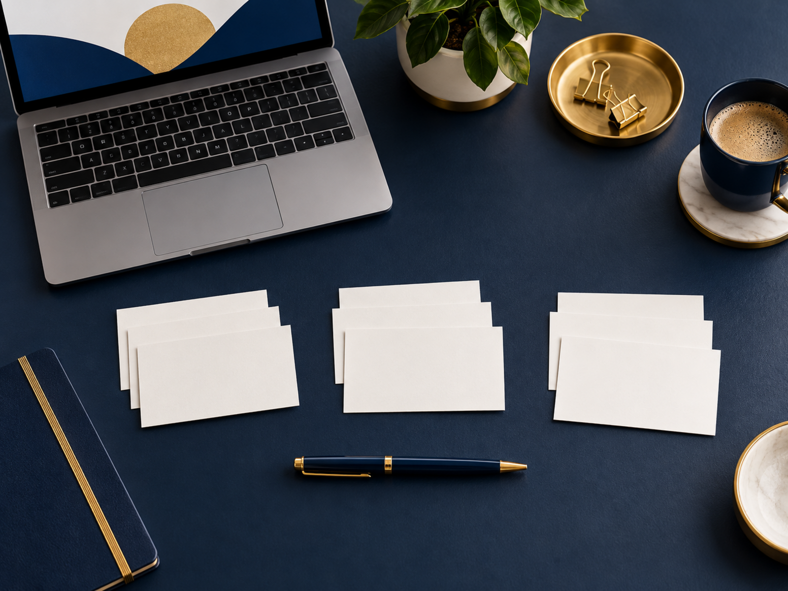 A small project scope organised on blank index cards
