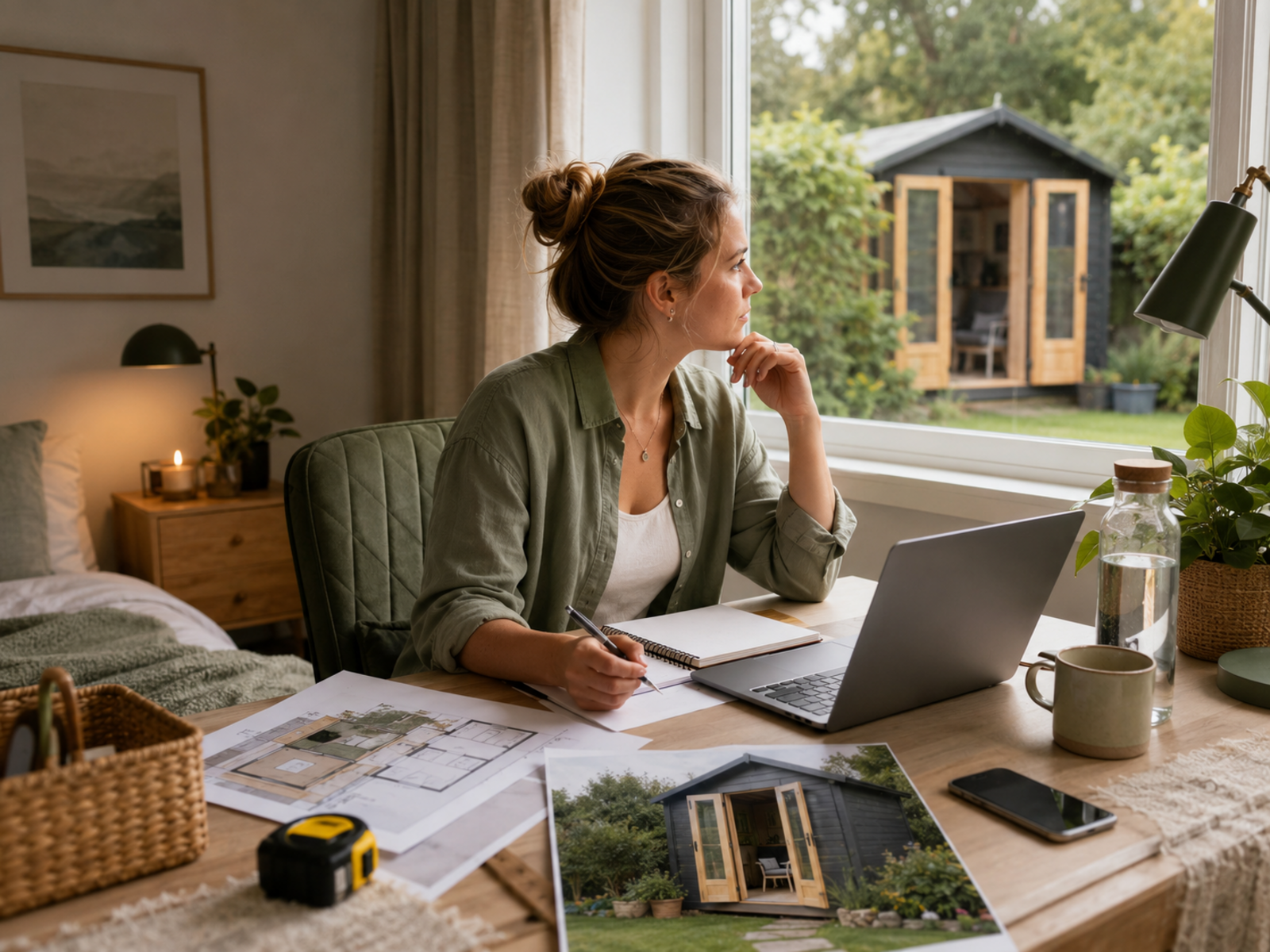 How To Create A Budget Garden Office